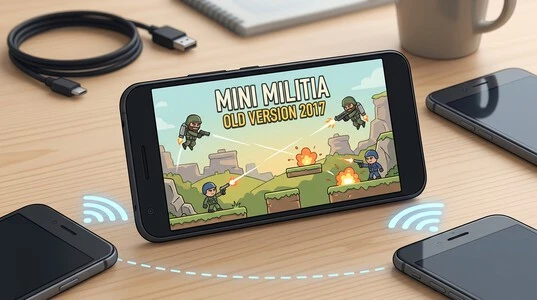Mini Militia Old Version 2017 classic multiplayer gameplay on Android