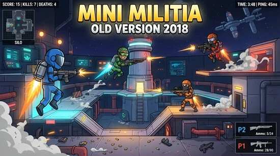 Mini Militia Old Version 2018 classic multiplayer gameplay