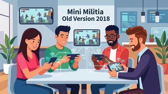 Mini Militia Old Version 2018 LAN multiplayer concept