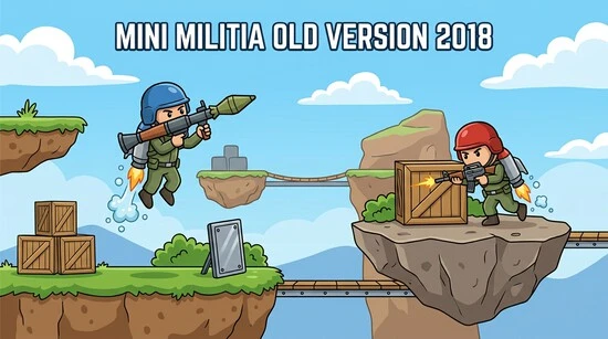 Mini Militia Old Version 2018 classic multiplayer gameplay illustration