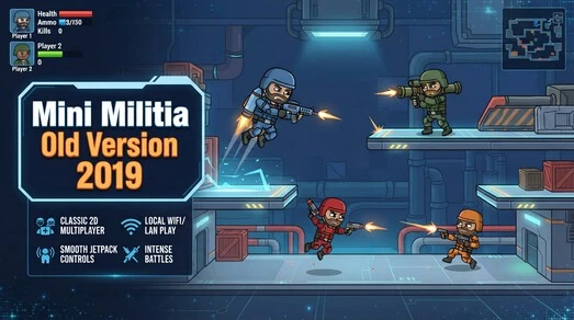 Mini Militia Old Version 2019 classic multiplayer gameplay