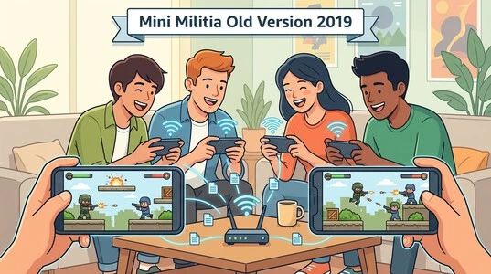 Mini Militia Old Version 2019 LAN multiplayer gaming