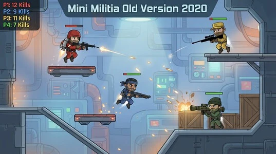 Mini Militia Old Version 2020 multiplayer and jetpack features
